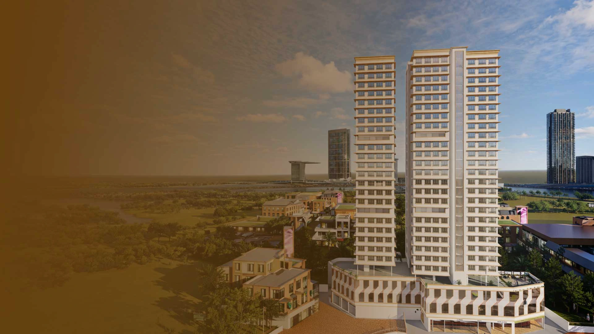 Professional rendering of luxury 2 BHK apartments in Goregaon West by Ashapura Builders